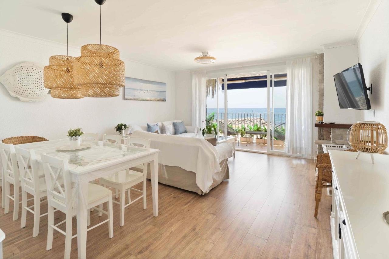 Apartamento Primera Linea De Mar Con Espectaculares Vistas Sant Pol De Mar Exterior foto