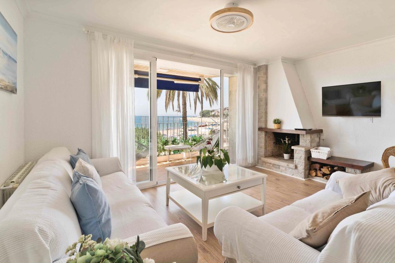 Apartamento Primera Linea De Mar Con Espectaculares Vistas Sant Pol De Mar Exterior foto